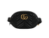 GG Marmont Belt Bag, &pound;450, Handbags, Black, Leather, Front view